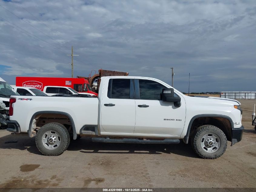 2021 Chevrolet Silverado 2500Hd 4Wd Standard Bed Wt VIN: 1GC5YLE70MF277076 Lot: 43281969