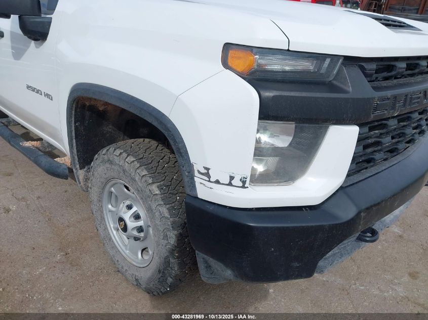 2021 Chevrolet Silverado 2500Hd 4Wd Standard Bed Wt VIN: 1GC5YLE70MF277076 Lot: 43281969