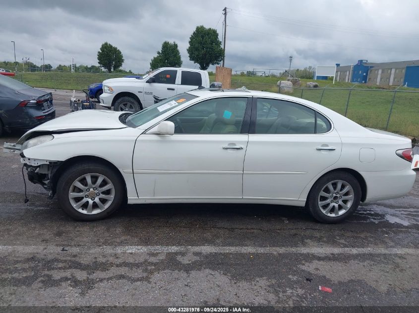 2003 Lexus Es 300 VIN: JTHBF30G230144741 Lot: 43281976
