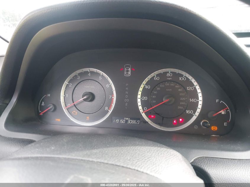 2011 Honda Accord 2.4 Lx VIN: 1HGCP2F35BA124446 Lot: 43282001