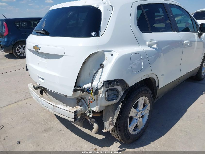 2020 Chevrolet Trax Fwd Ls VIN: KL7CJKSBXLB058806 Lot: 43282026