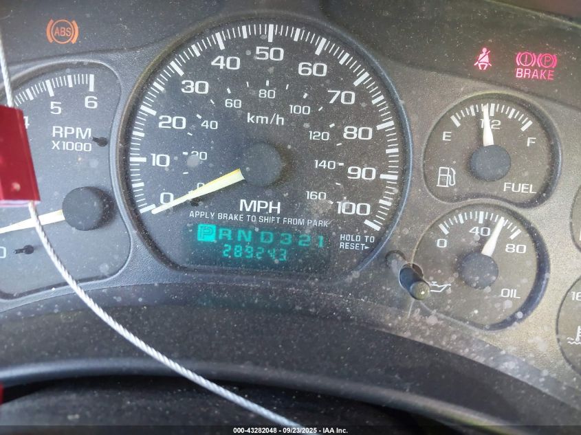 2001 Chevrolet Tahoe Ls VIN: 1GNEK13TX1R184590 Lot: 43282048