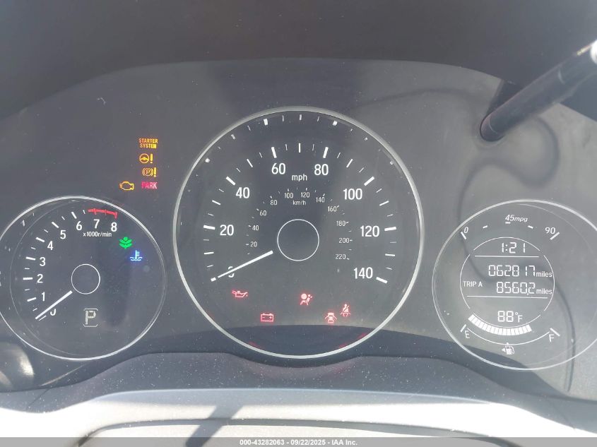 2016 Honda Hr-V Ex-L VIN: 3CZRU5H74GM729047 Lot: 43282063