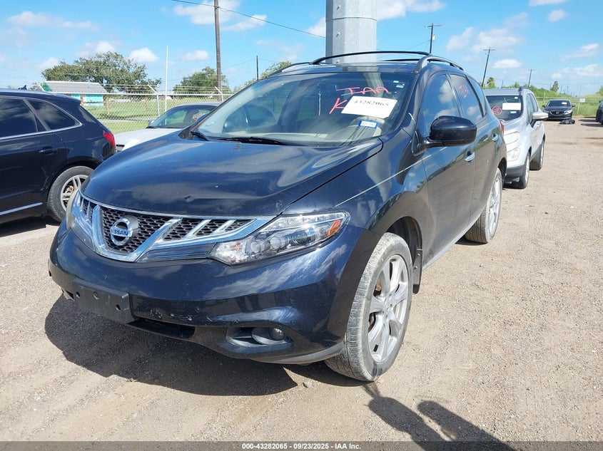 2012 Nissan Murano Le VIN: JN8AZ1MU8CW104285 Lot: 43282065