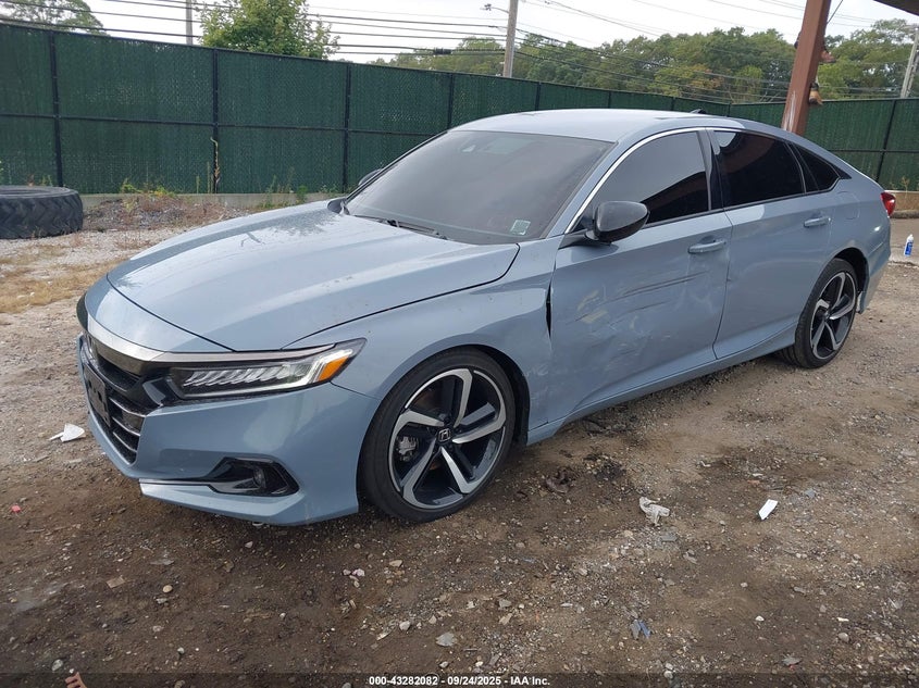 2022 HONDA ACCORD SPORT - 1HGCV1F32NA123503