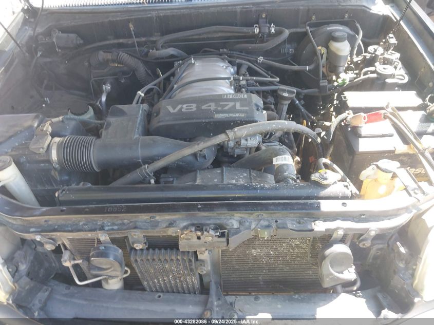 2002 Toyota Tundra Sr5 V8 VIN: 5TBRT34152S229818 Lot: 43282086