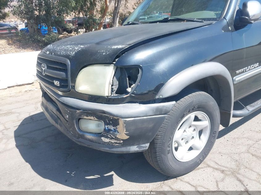 2002 Toyota Tundra Sr5 V8 VIN: 5TBRT34152S229818 Lot: 43282086