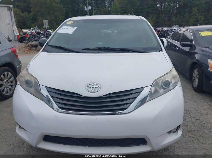 2014 Toyota Sienna Xle V6 8 Passenger VIN: 5TDYK3DC7ES446430 Lot: 43282138