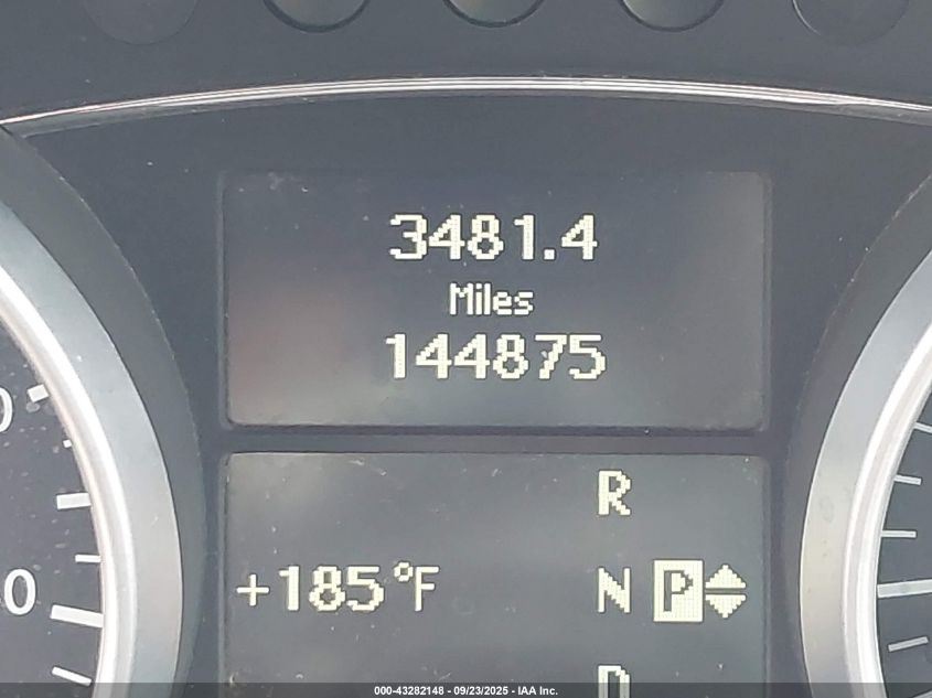 2011 Mercedes-Benz Ml 350 4Matic VIN: 4JGBB8GB2BA671672 Lot: 43282148