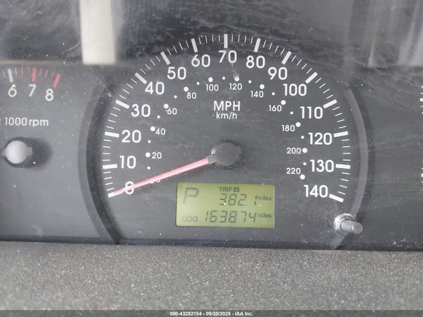 2006 Kia Spectra Ex/Lx/Sx VIN: KNAFE121665352533 Lot: 43282154