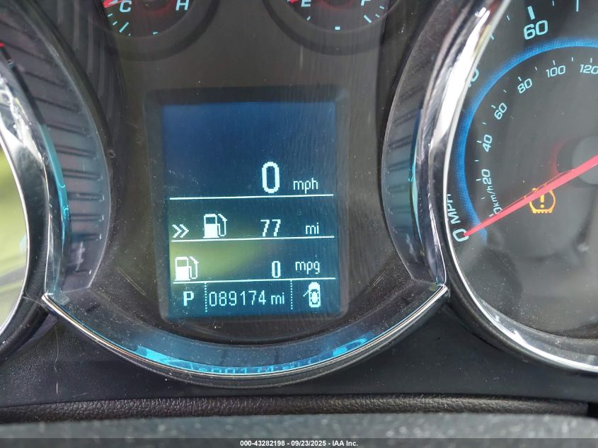 2012 Chevrolet Cruze 1Lt VIN: 1G1PF5SCXC7288678 Lot: 43282198