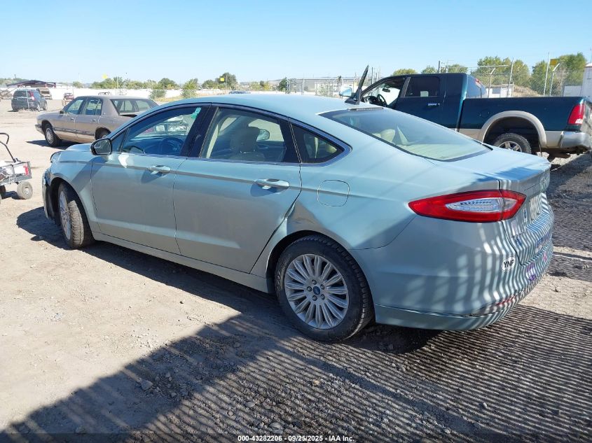 2013 FORD FUSION HYBRID SE - 3FA6P0LU2DR148831