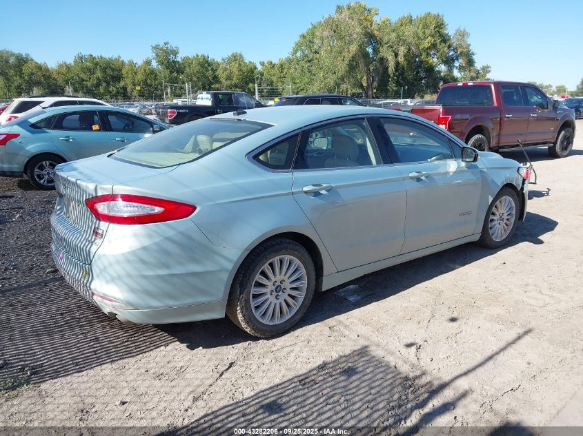 2013 FORD FUSION HYBRID SE - 3FA6P0LU2DR148831