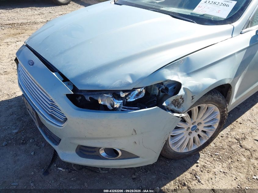 2013 FORD FUSION HYBRID SE - 3FA6P0LU2DR148831