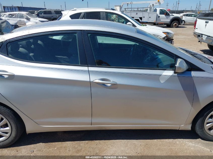 2015 Hyundai Elantra Se VIN: 5NPDH4AE7FH622375 Lot: 43282211