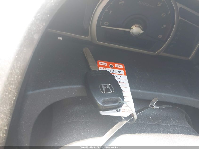 2009 Honda Civic Lx VIN: 2HGFA16569H369438 Lot: 43282248