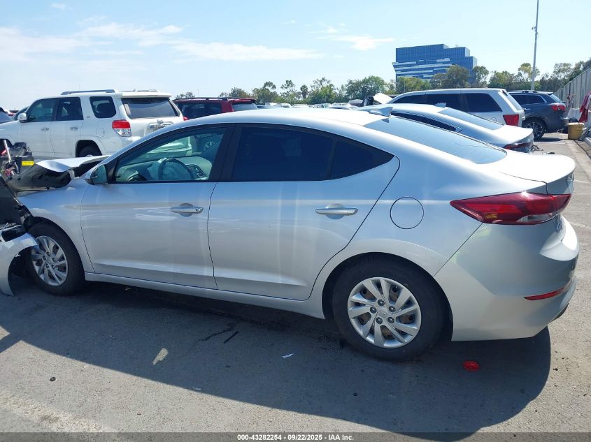 2017 Hyundai Elantra Se VIN: KMHD74LF4HU119819 Lot: 43282254
