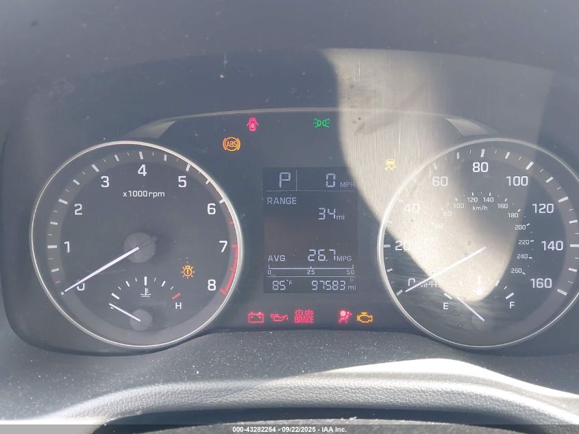 2017 Hyundai Elantra Se VIN: KMHD74LF4HU119819 Lot: 43282254