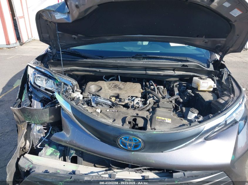 2021 Toyota Sienna Le VIN: 5TDKRKEC2MS016247 Lot: 43282256