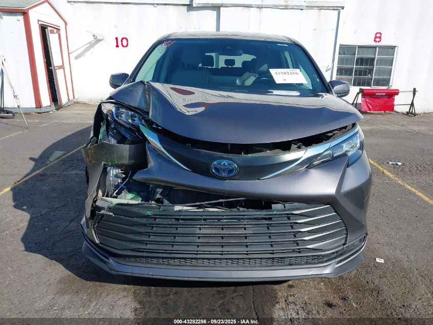 2021 Toyota Sienna Le VIN: 5TDKRKEC2MS016247 Lot: 43282256