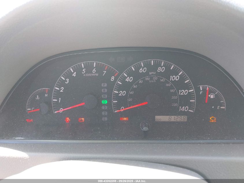 2005 Toyota Camry Le/Se/Std/Xle VIN: JTDBE32K453029968 Lot: 43282259