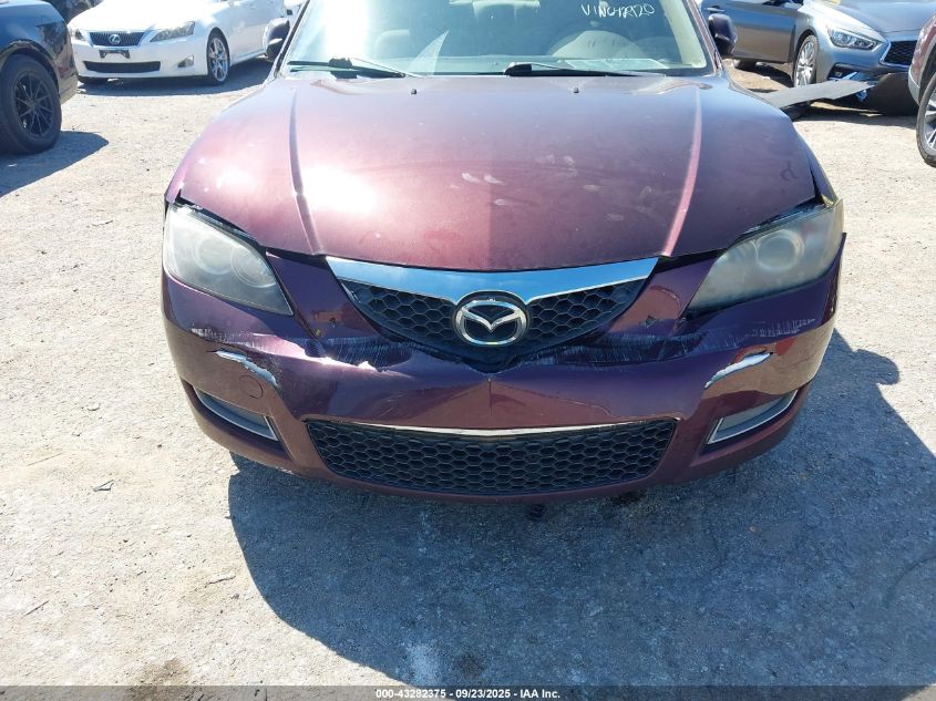 2007 Mazda Mazda3 I VIN: JM1BK12F871642920 Lot: 43282375