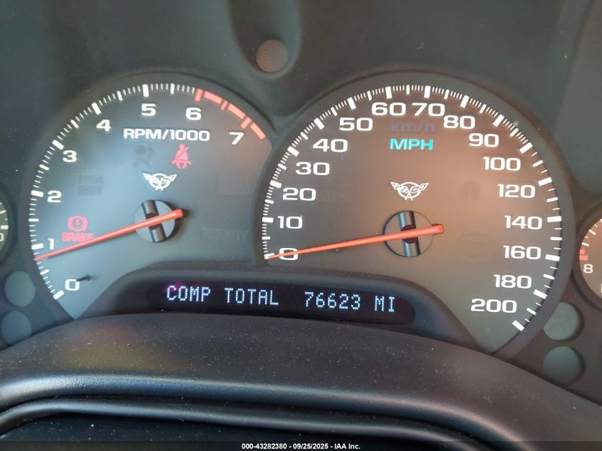 1999 Chevrolet Corvette Hardtop VIN: 1G1YY12GXX5122172 Lot: 43282380