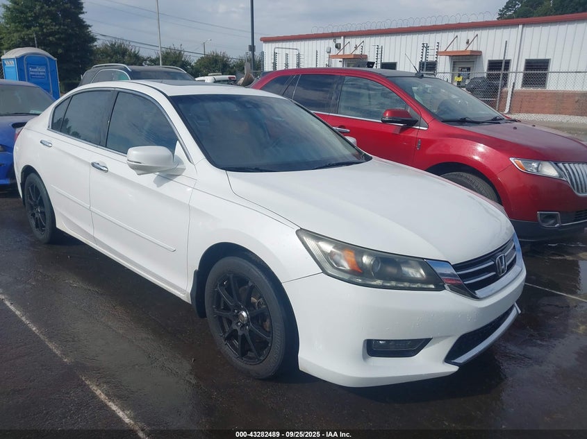 1HGCR3F88EA012966 2014 Honda Accord Ex-L V-6 auction photo 1
