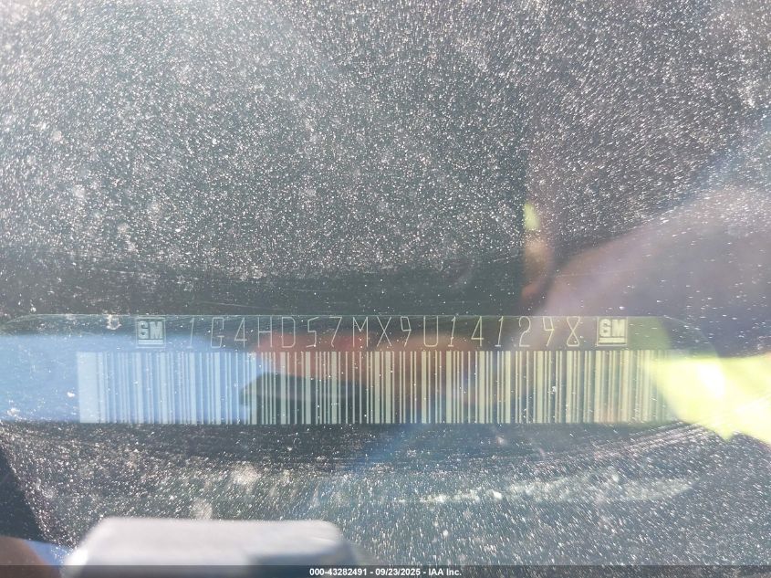 2009 Buick Lucerne Cxl-5 VIN: 1G4HD57MX9U141298 Lot: 43282491