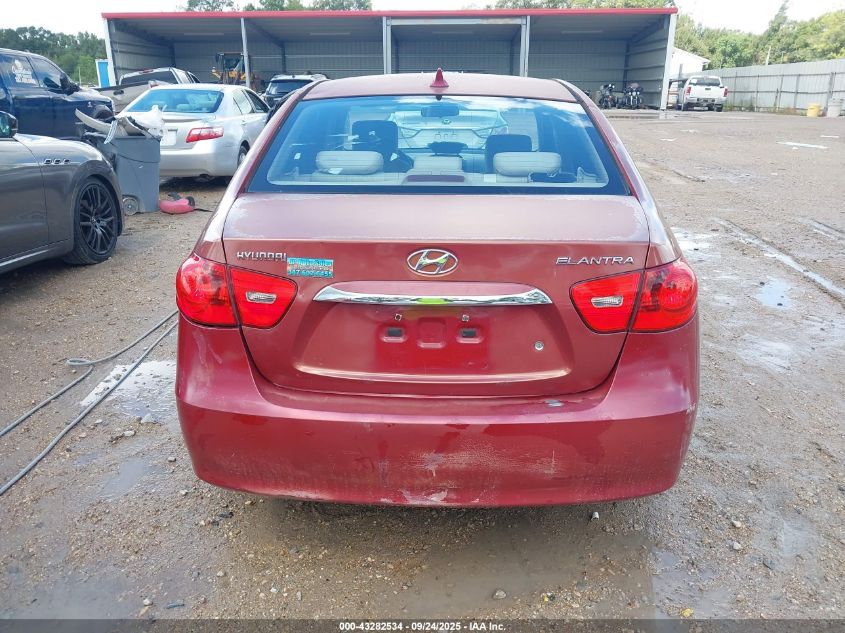 2010 Hyundai Elantra Gls VIN: KMHDU4AD8AU876335 Lot: 43282534