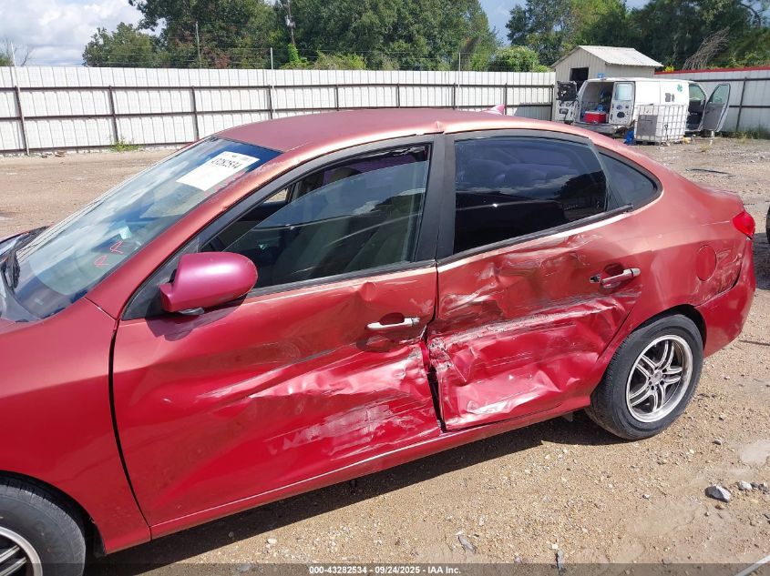 2010 Hyundai Elantra Gls VIN: KMHDU4AD8AU876335 Lot: 43282534