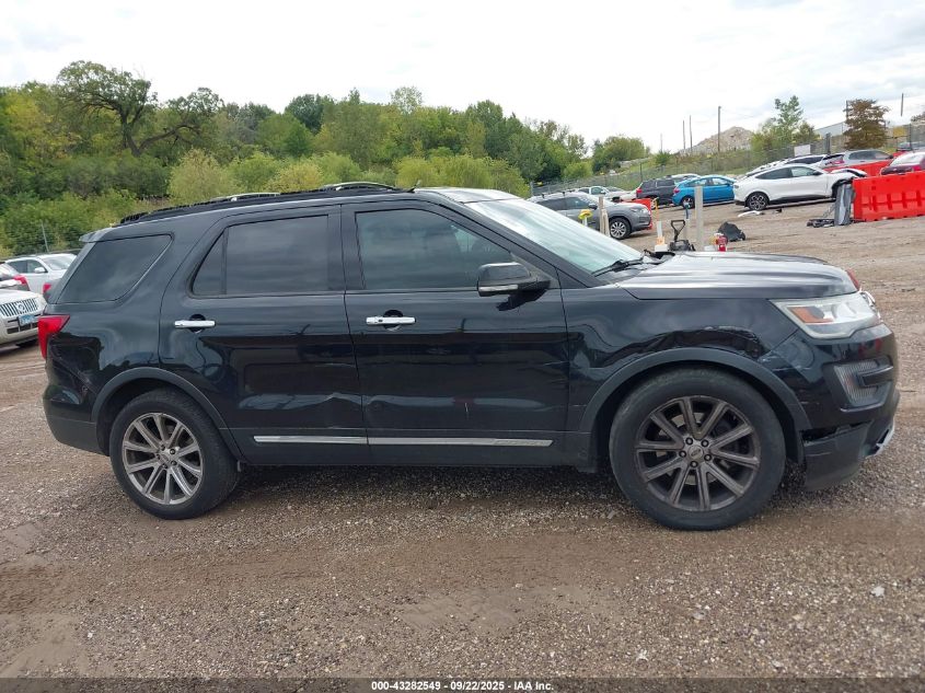 2016 Ford Explorer Limited VIN: 1FM5K8F83GGA56944 Lot: 43282549