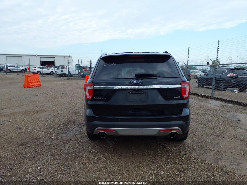 2016 Ford Explorer Limited VIN: 1FM5K8F83GGA56944 Lot: 43282549