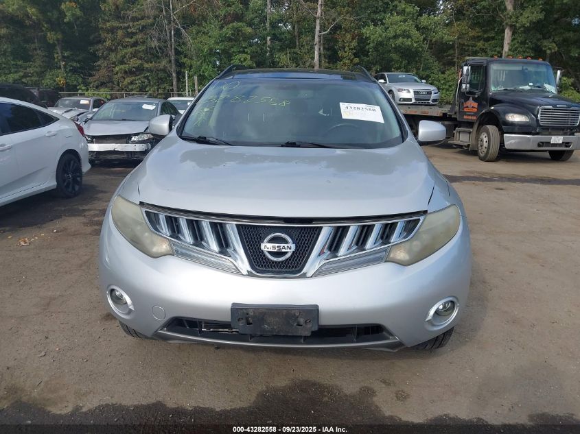 2009 Nissan Murano Sl VIN: JN8AZ18U29W103295 Lot: 43282558