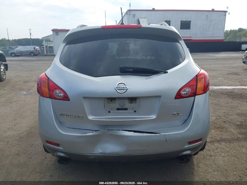 2009 Nissan Murano Sl VIN: JN8AZ18U29W103295 Lot: 43282558