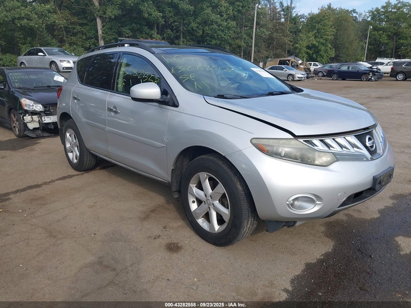 JN8AZ18U29W103295 2009 Nissan Murano Sl auction photo 1