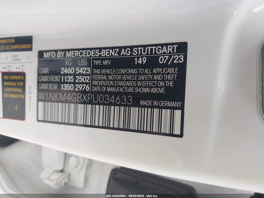 2023 MERCEDES-BENZ GLC 300 W1NKM4GBXPU034633