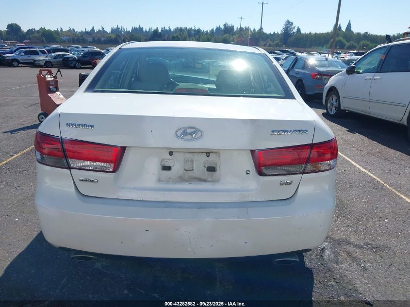 2007 Hyundai Sonata Limited/Se V6 VIN: 5NPEU46F67H206949 Lot: 43282582