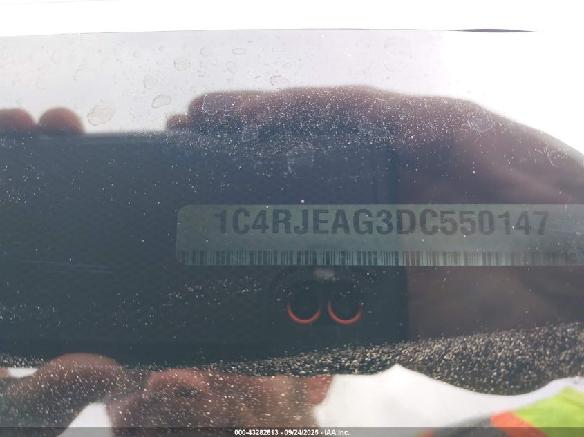 2013 Jeep Grand Cherokee Laredo VIN: 1C4RJEAG3DC550147 Lot: 43282613