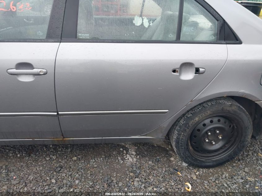 2008 Hyundai Sonata Gls VIN: 5NPET46C18H392376 Lot: 43282632