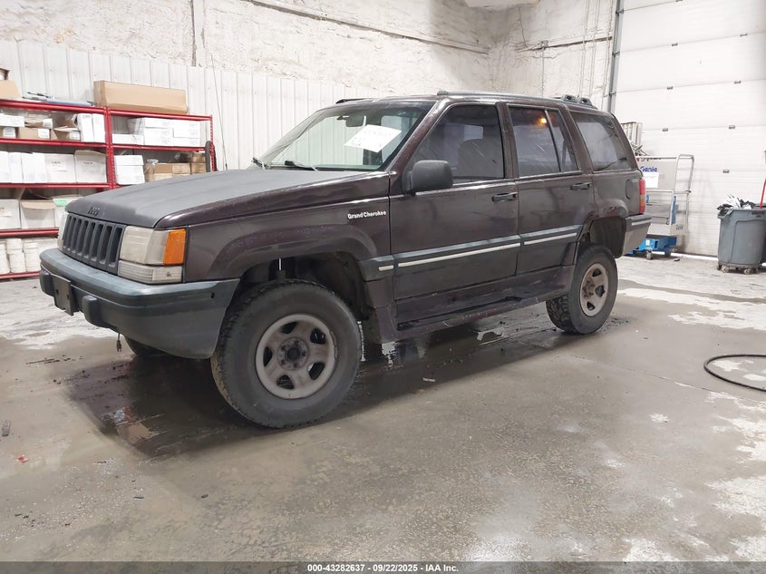 1993 Jeep Grand Cherokee purple suv gasoline 1J4GZ68S6PC579995 photo #3