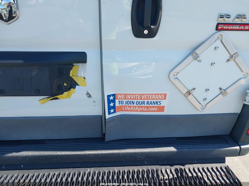 2016 Ram Promaster 2500 High Roof VIN: 3C6TRVDG3GE127986 Lot: 43282654