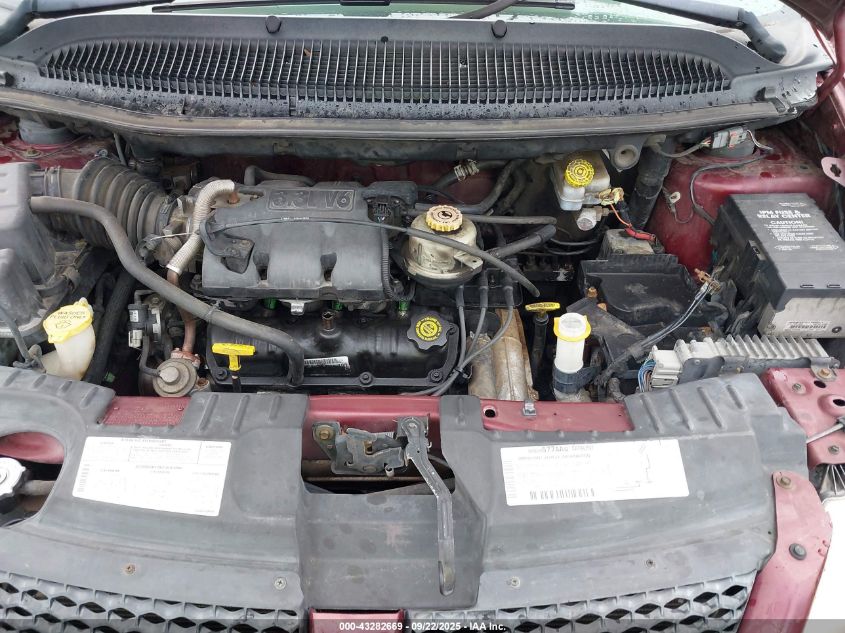 2001 Dodge Caravan Se VIN: 1B4GP25391B194152 Lot: 43282669