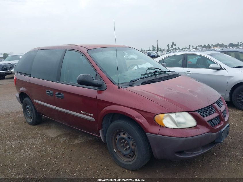 2001 Dodge Caravan Se VIN: 1B4GP25391B194152 Lot: 43282669