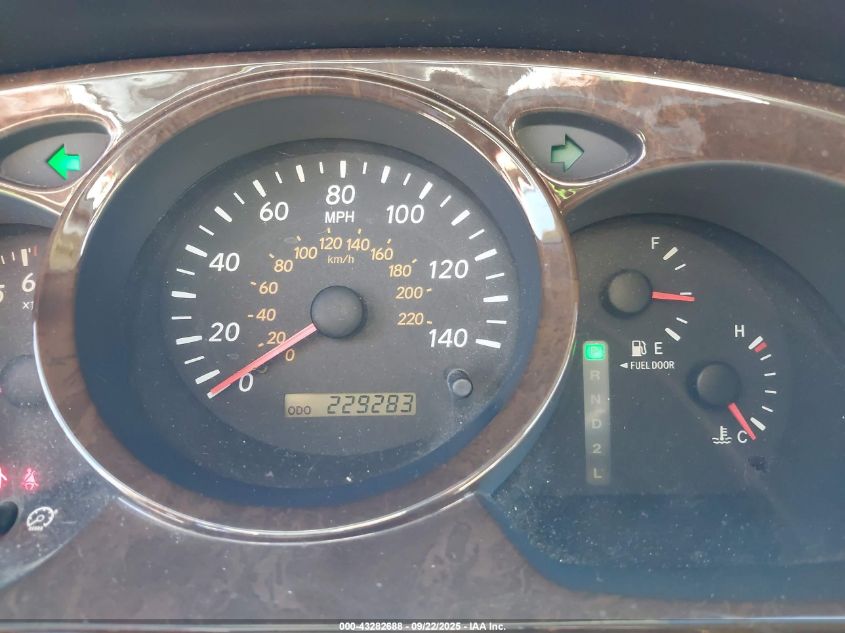 2003 Toyota Highlander Limited V6 VIN: JTEGF21A230115666 Lot: 43282688