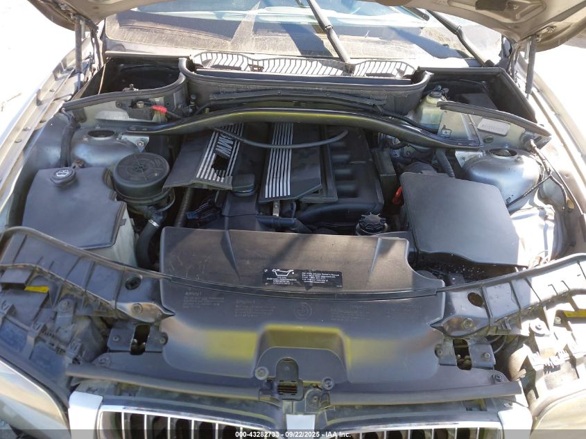 2004 BMW X3 2.5I VIN: WBXPA734X4WB29228 Lot: 43282733