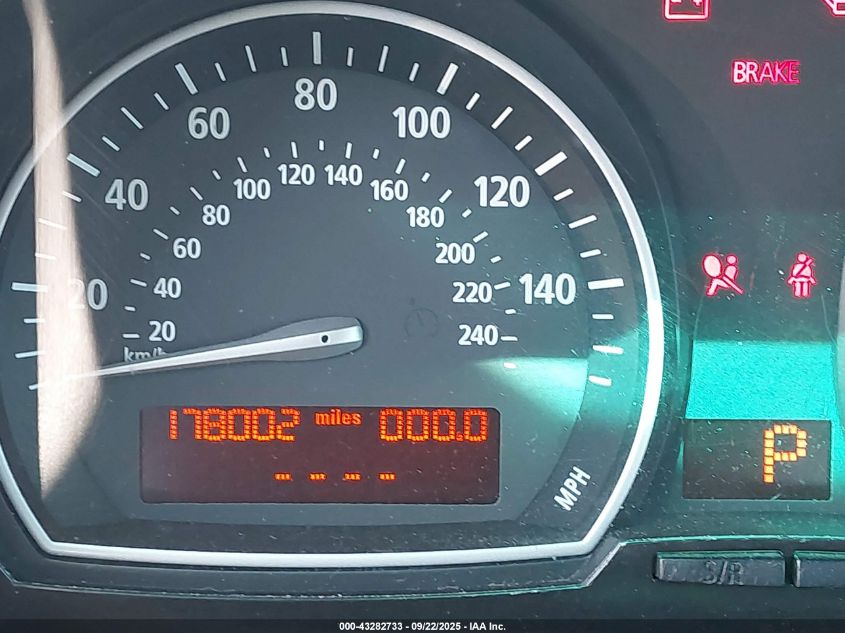 2004 BMW X3 2.5I VIN: WBXPA734X4WB29228 Lot: 43282733