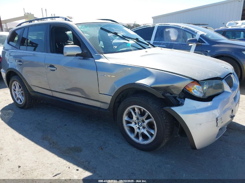 2004 BMW X3 2.5I VIN: WBXPA734X4WB29228 Lot: 43282733