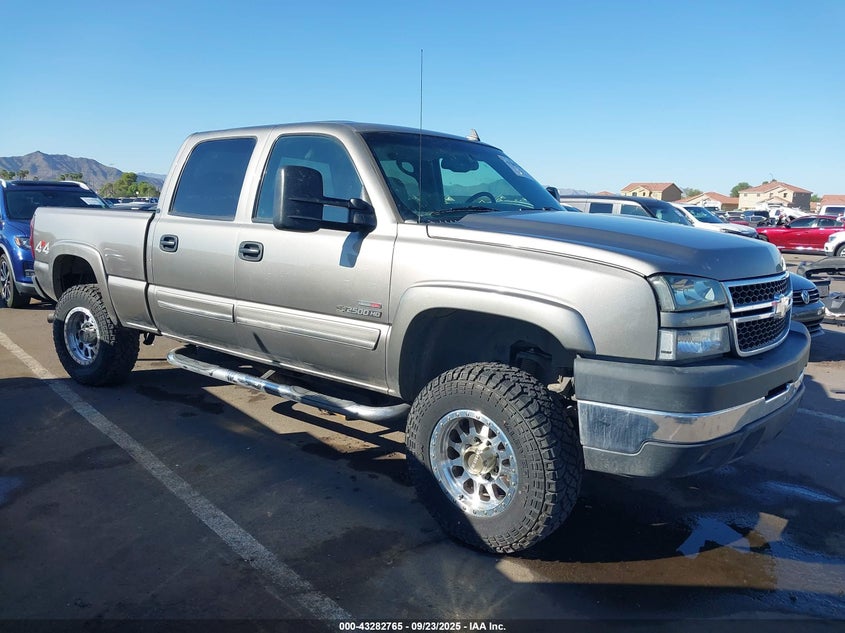 2006 Chevrolet Silverado 2500Hd Lt2 silver truck diesel 1GCHK232X6F123526 photo #1