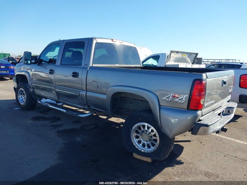 2006 Chevrolet Silverado 2500Hd Lt2 silver truck diesel 1GCHK232X6F123526 photo #4
